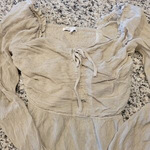 Celebrity Pink Beige Textured Top